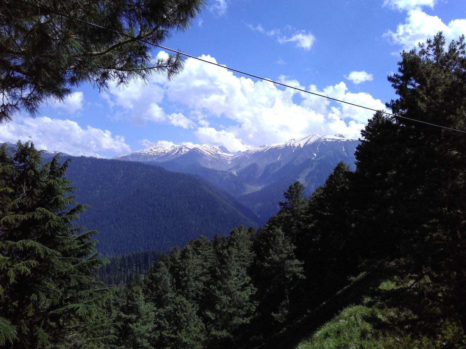 Himalayan peaks over the Kashmir Valley
