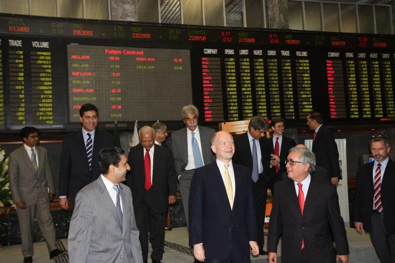 Pakistan Stock Exchange building in Karachi